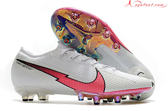 Nike Chaussures de Foot Mercurial Vapor 13 Elite AG Blanc