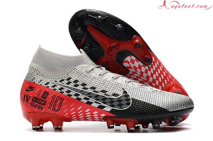 Nike Chaussures de Foot Superfly 7 Elite SE AG Argent
