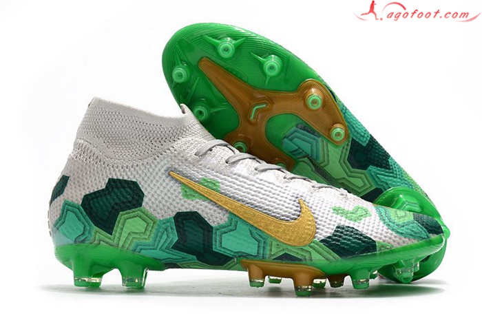 Nike Chaussures de Foot Superfly 7 Elite SE AG Vert
