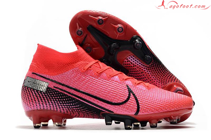 Nike Chaussures de Foot Superfly 7 Elite SE AG Rose