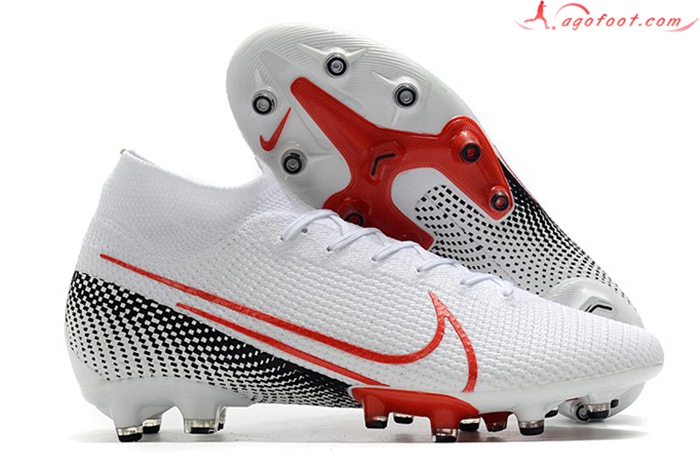 Nike Chaussures de Foot Superfly 7 Elite SE AG Blanc