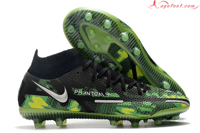 Nike Chaussures de Foot Phantom GT Elite Dynamic Fit AG-PRO Vert