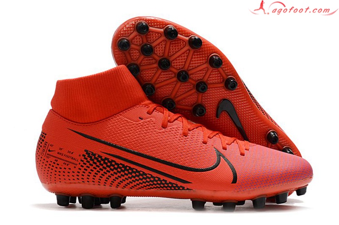 Nike Chaussures de Foot Superfly 7 Academy CR7 AG Rouge