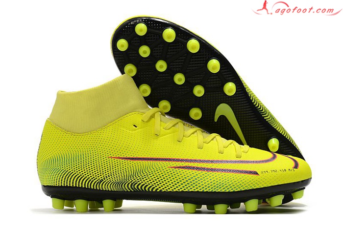 Nike Chaussures de Foot Superfly 7 Academy CR7 AG Jaune