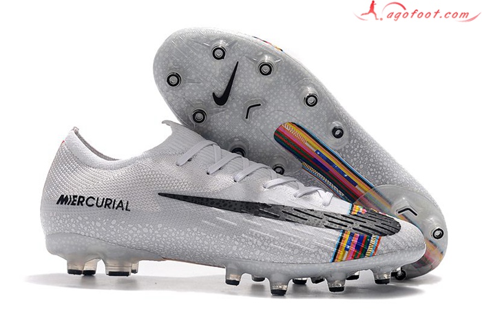 Nike Chaussures de Foot Mercurial Vapor Fury VII Elite AG Blanc