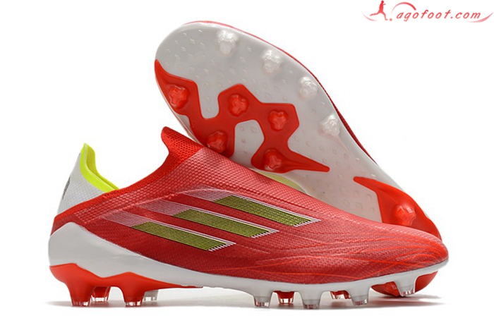 Adidas Chaussures de Foot X Speedflow+ AG Rouge