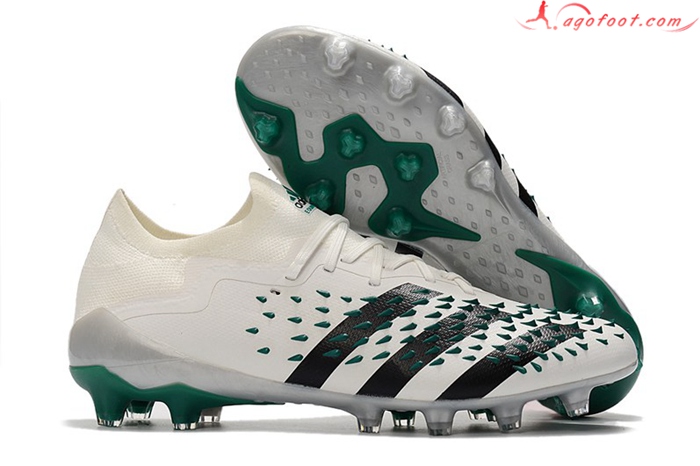 Adidas Chaussures de Foot Predator Freak .1 Low FG Blanc