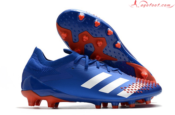 Adidas Chaussures de Foot Predator Mutator 20.1 Low AG Bleu