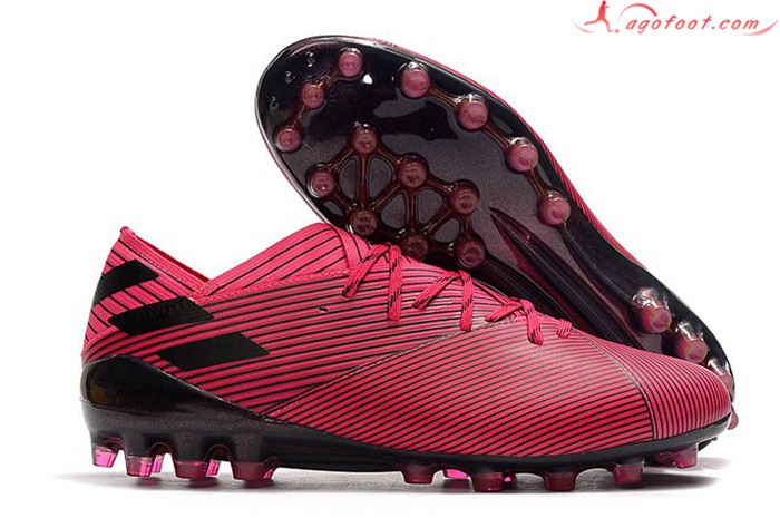 Adidas Chaussures de Foot Nemeziz 19.1 AG Rose