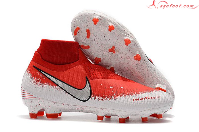 Nike Chaussures de Foot Phantom VSN Elite DF FG Rouge