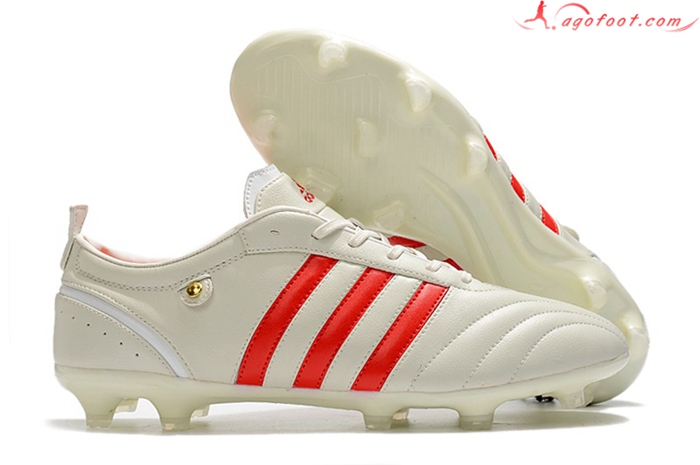 Adidas Chaussures de Foot Adipure FG Blanc