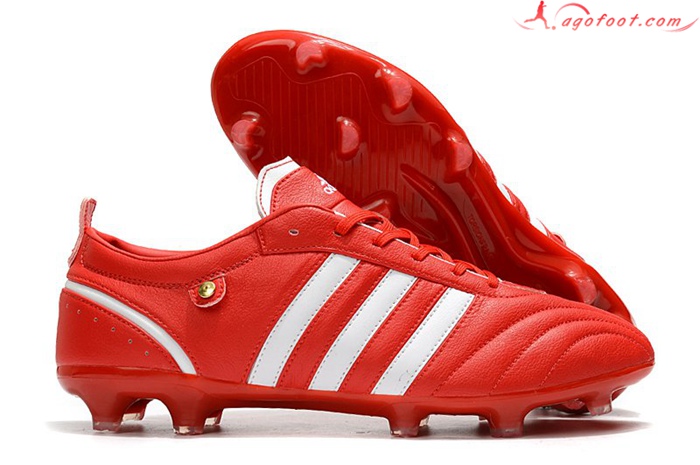 Adidas Chaussures de Foot Adipure FG Rouge