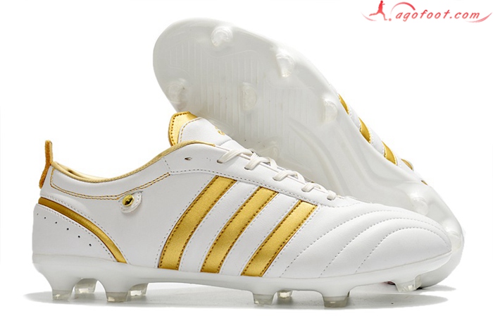Adidas Chaussures de Foot Adipure FG Blanc