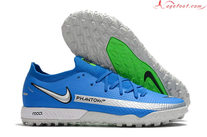 Nike Chaussures de Foot Phantom GT Pro TF Bleu