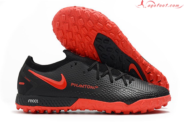 Nike Chaussures de Foot Phantom GT Pro TF Noir