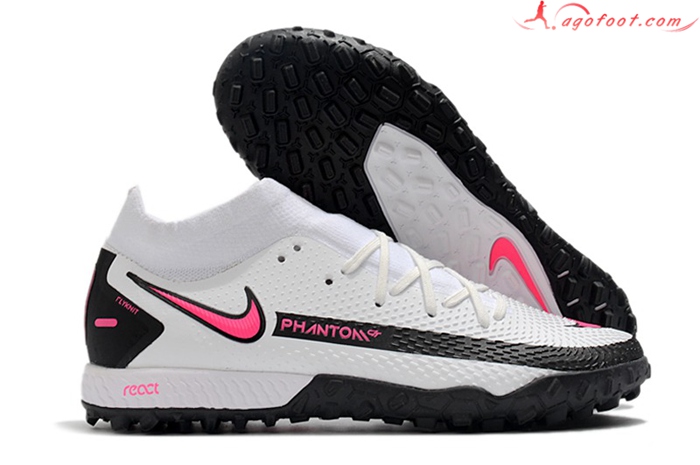 Nike Chaussures de Foot Phantom GT Pro TF Blanc