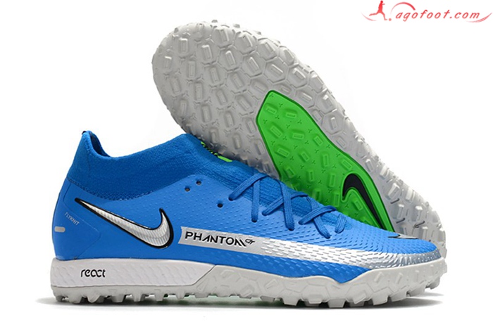 Nike Chaussures de Foot Phantom GT Pro TF Bleu