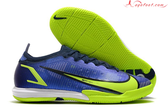 Nike Chaussures de Foot Vapor 14 Elite IC Bleu Marins