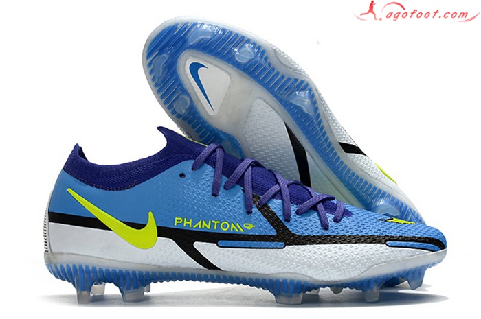 Nike Chaussures de Foot Phantom GT2 Elite FG Bleu