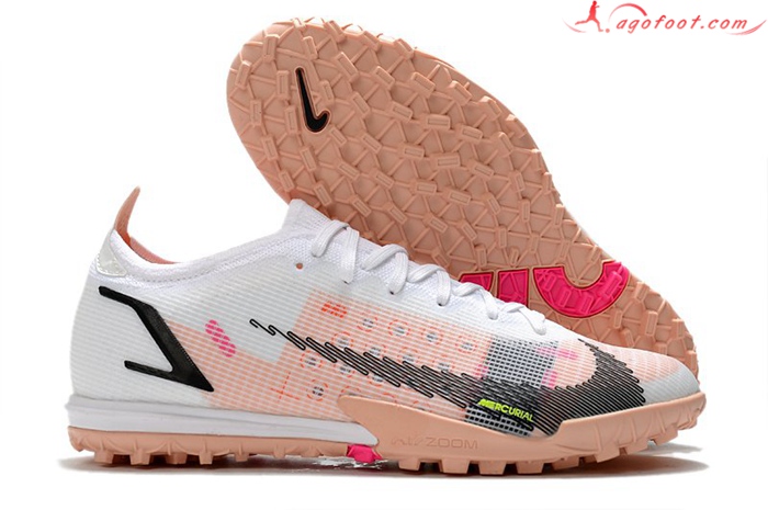 Nike Chaussures de Foot Vapor 14 Elite TF Blanc