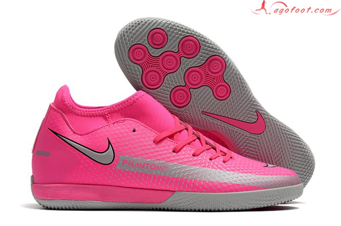 Nike Chaussures de Foot Phantom GT Academy Dynamic Fit IC Rose