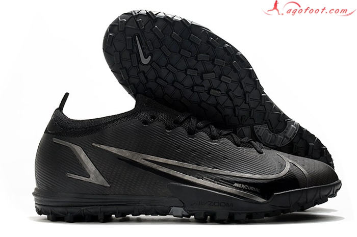 Nike Chaussures de Foot Vapor 14 Elite TF Noir