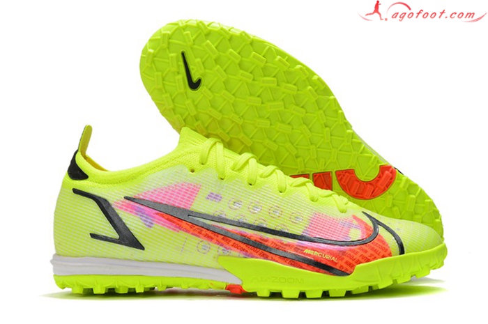 Nike Chaussures de Foot Vapor 14 Elite TF Vert