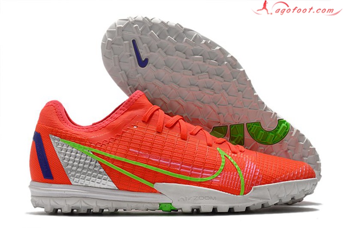 Nike Chaussures de Foot Zoom Vapor 14 Pro TF Rouge