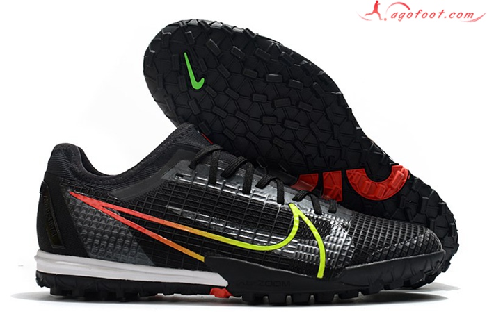 Nike Chaussures de Foot Zoom Vapor 14 Pro TF Noir