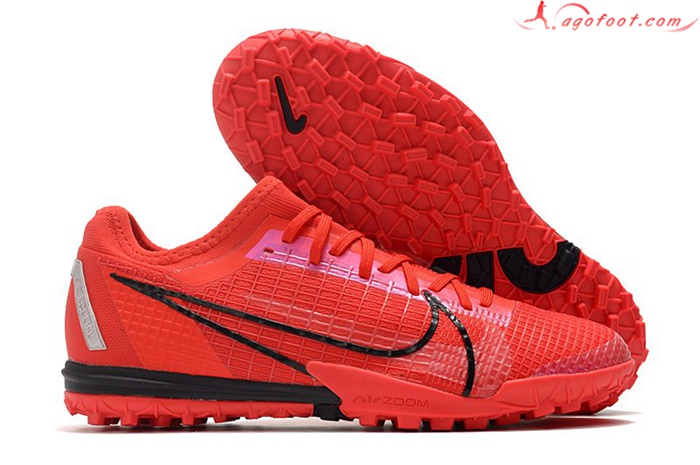 Nike Chaussures de Foot Zoom Vapor 14 Pro TF Rouge