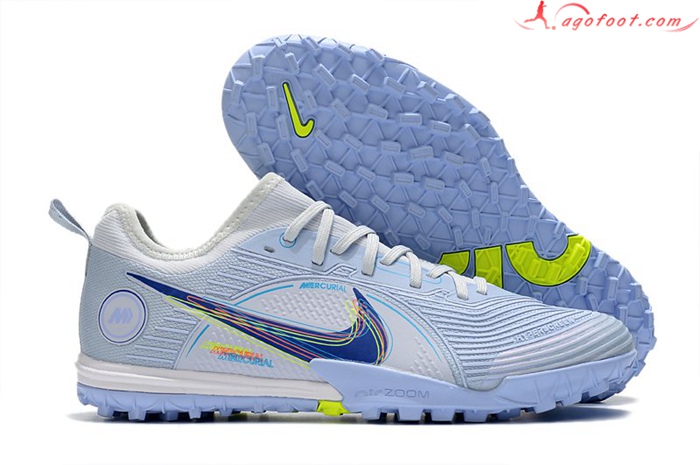 Nike Chaussures de Foot Zoom Vapor 14 Pro TF Bleu Clair