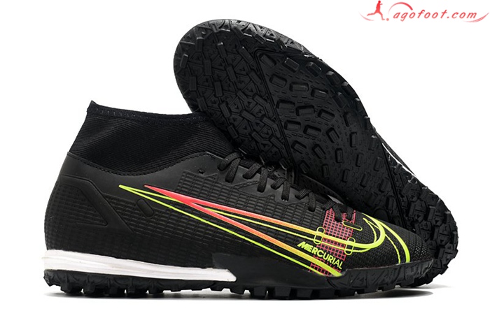 Nike Chaussures de Foot Superfly 8 Academy TF Noir