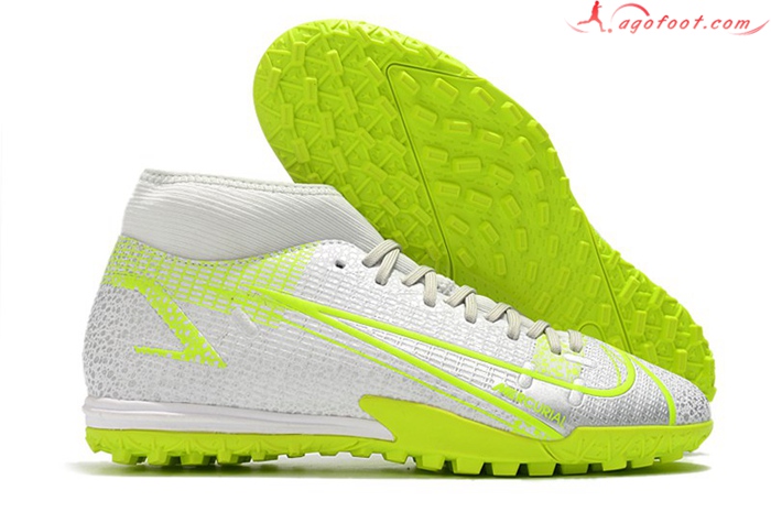 Nike Chaussures de Foot Superfly 8 Academy TF Argent
