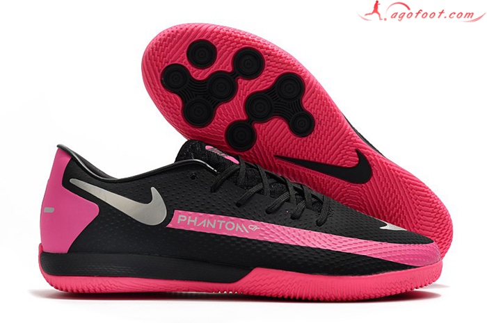Nike Chaussures de Foot React Phantom GT Pro IC Noir