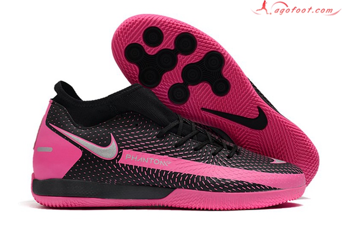 Nike Chaussures de Foot Phantom GT Academy Dynamic Fit IC Noir