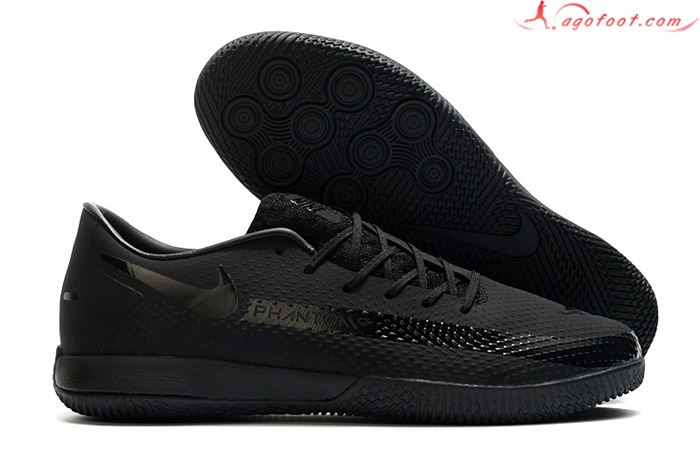 Nike Chaussures de Foot React Phantom GT Pro IC Noir