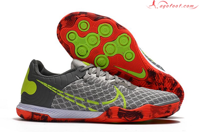 Nike Chaussures de Foot Reactgato IC Gris