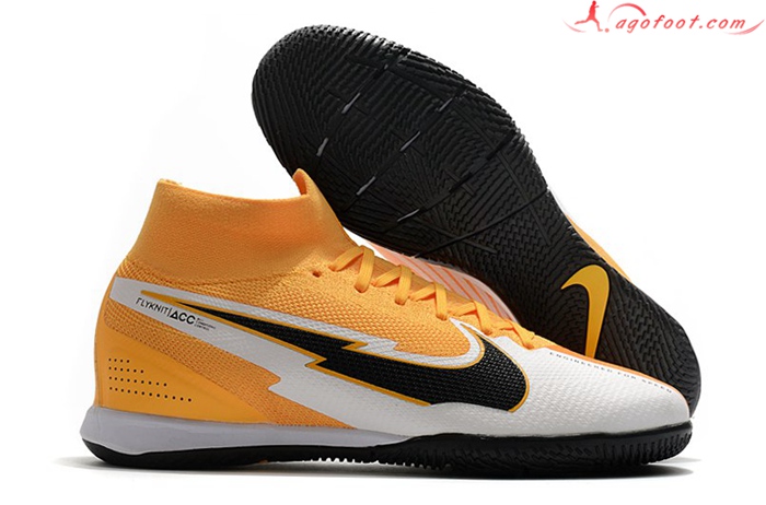 Nike Chaussures de Foot Mercurial Superfly 7 Elite MDS IC Orange