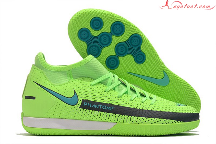 Nike Chaussures de Foot Phantom GT Academy Dynamic Fit IC Vert