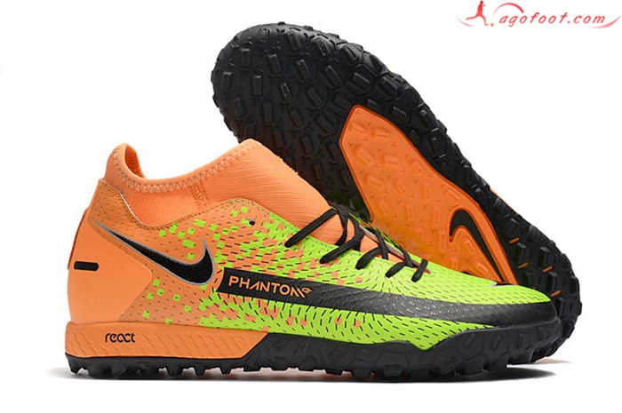 Nike Chaussures de Foot Phantom GT Academy Dynamic Fit TF Orange
