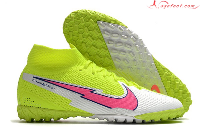 Nike Chaussures de Foot Mercurial Superfly 7 Elite MDS TF Vert