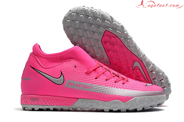 Nike Chaussures de Foot Phantom GT Academy Dynamic Fit TF Rose