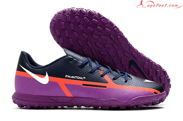 Nike Chaussures de Foot Phantom GT2 Club TF Pourpre/Bleu