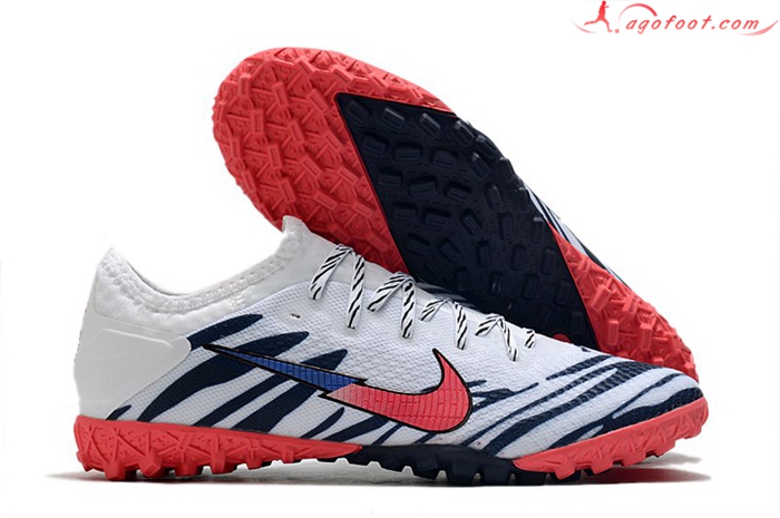 Nike Chaussures de Foot Vapor 13 Pro TF Blanc/Bleu