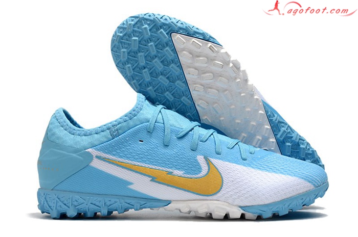 Nike Chaussures de Foot Vapor 13 Pro TF Bleu