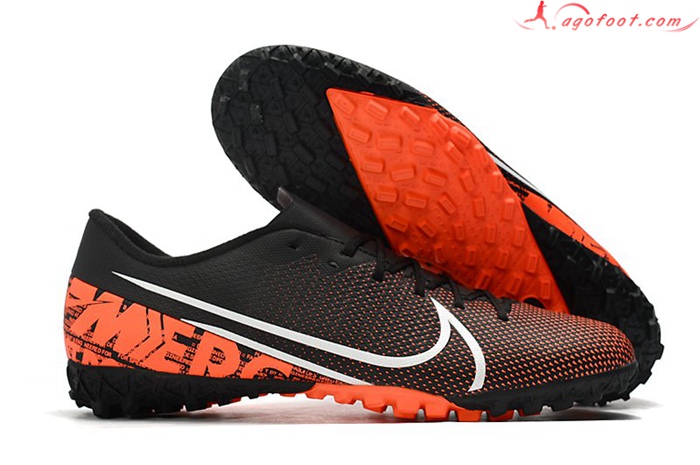 Nike Chaussures de Foot Mercurial Vapor 13 Academy TF Orange/Noir