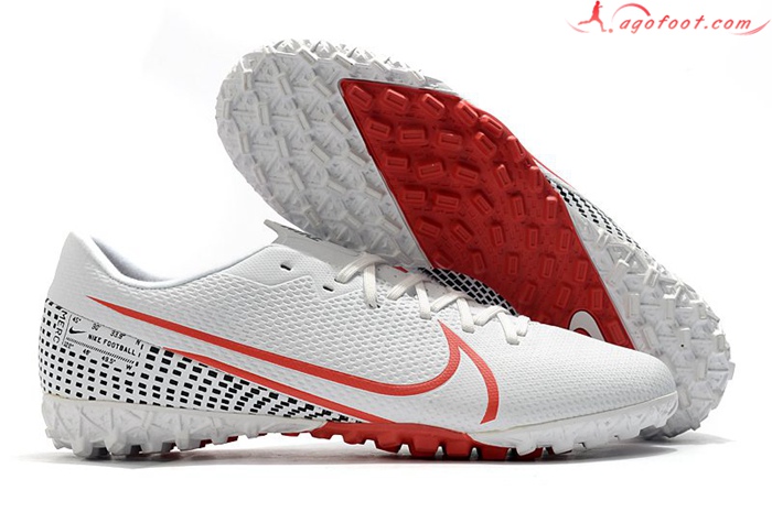 Nike Chaussures de Foot Mercurial Vapor 13 Academy TF Blanc