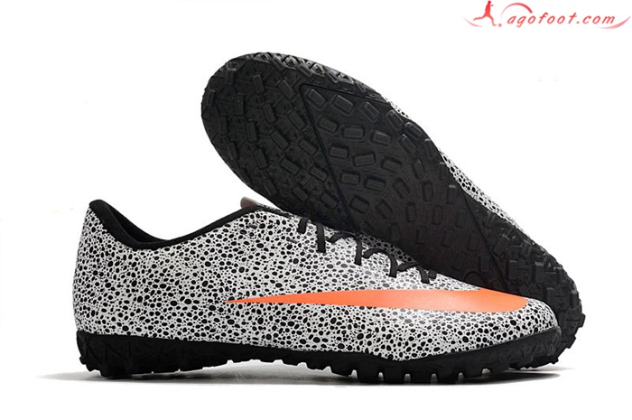 Nike Chaussures de Foot Mercurial Vapor 13 Academy TF Blanc/Noir