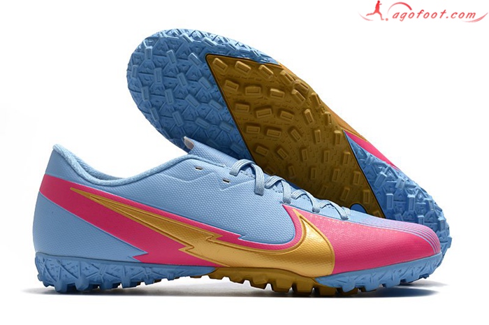 Nike Chaussures de Foot Mercurial Vapor 13 Academy TF Bleu/Rose