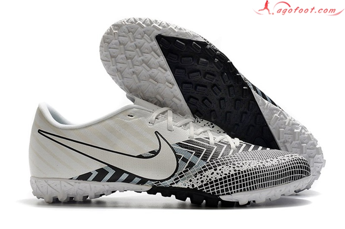 Nike Chaussures de Foot Mercurial Vapor 13 Academy TF Blanc/Noir